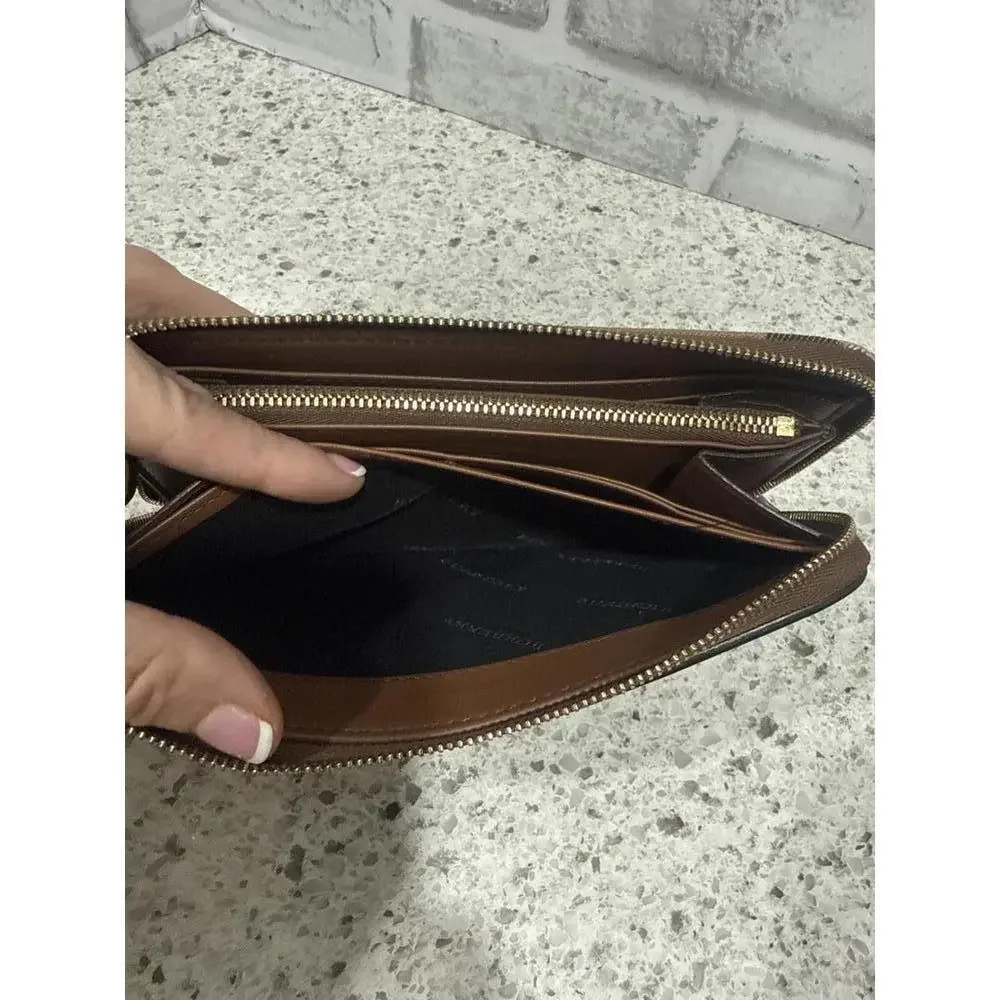 Burberry Elmore Leather and Canvas Horseferry Check Zip Wallet - Picture 5 of 11